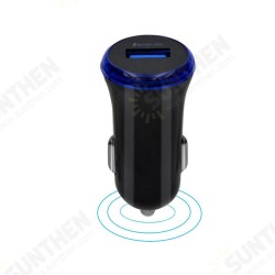 QC3.0 USB Car Charger Adapter for Smartphone Tablet Black QC3.0 USB Car Charger Adapter for Smartphone Tablet Black
