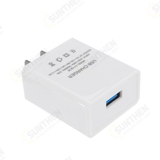 US 18W QC 3.0 USB Charger Power Adapter for Tablet Smartphone