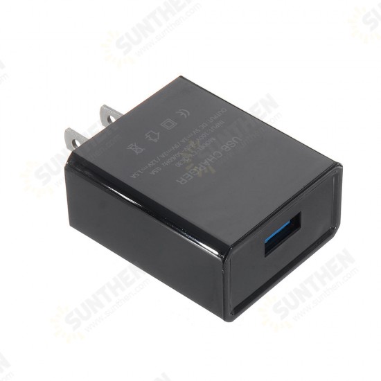 US 18W QC 3.0 USB Charger Power Adapter for Tablet Smartphone