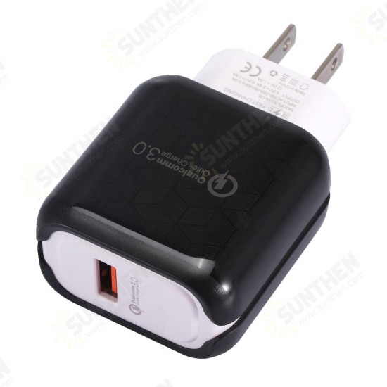 US EU Q6 Quick Charger 3.0 USB Charger Power Adapter For Smartphone Tablet PC