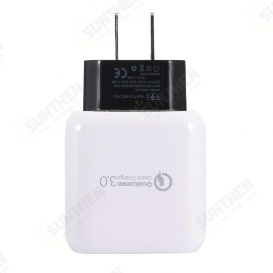 US EU Q6 Quick Charger 3.0 USB Charger Power Adapter For Smartphone Tablet PC