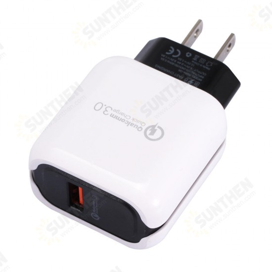 US EU Q6 Quick Charger 3.0 USB Charger Power Adapter For Smartphone Tablet PC