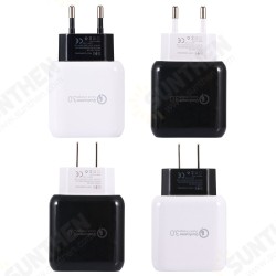 US EU Q6 Quick Charger 3.0 USB Charger Power Adapter For Smartphone Tablet PC US EU Q6 Quick Charger 3.0 USB Charger Power Adapter For Smartphone Tablet PC