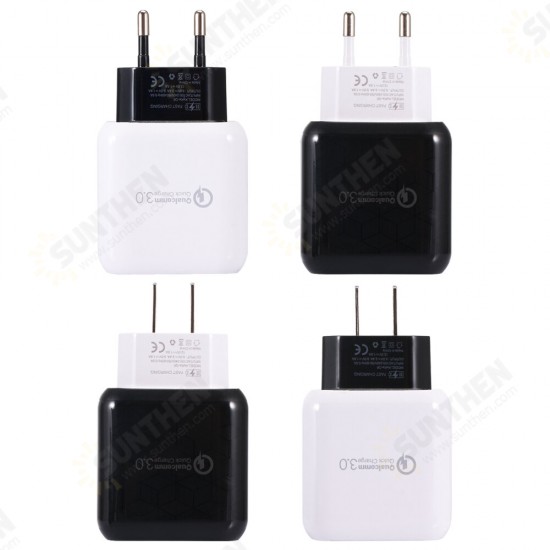 US EU Q6 Quick Charger 3.0 USB Charger Power Adapter For Smartphone Tablet PC