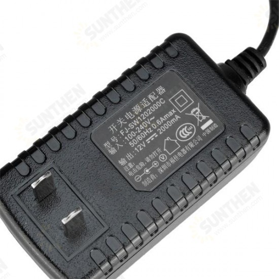 Universal 3.5mm 12V 2A US Power Adapter AC Charger For Tablet