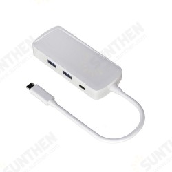 5 In 1 USB 3.1 Type C Hub To High Definition Multimedia Interface USB 3.0 HD Port Adapter Converter 5 In 1 USB 3.1 Type C Hub To High Definition Multimedia Interface USB 3.0 HD Port Adapter Converter