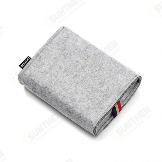 Steak Felt Power Pack Mini Accessories Bag Tablet Case