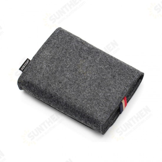 Steak Felt Power Pack Mini Accessories Bag Tablet Case