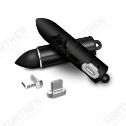 CX009 Magnetic Suction Head Storage Device Magnetic Data Cable Storage Box Bullet Portable Storage CX009 Magnetic Suction Head Storage Device Magnetic Data Cable Storage Box Bullet Portable Storage
