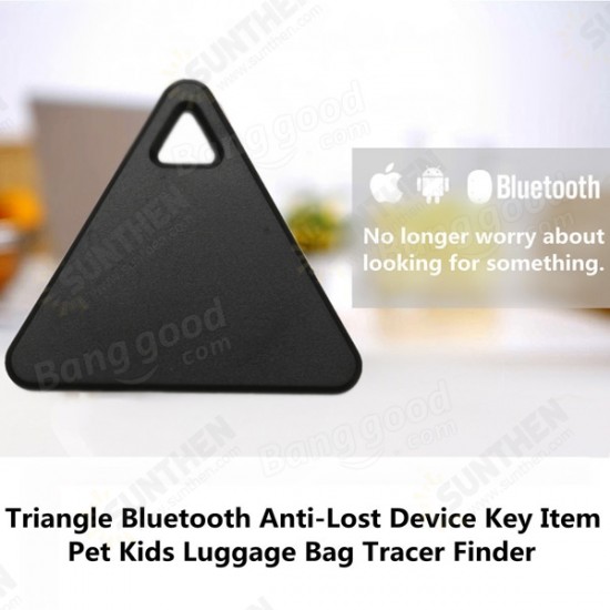 Triangle bluetooth Anti Lost Device Key Kids Tracer Finder For Tablet Cell Phone