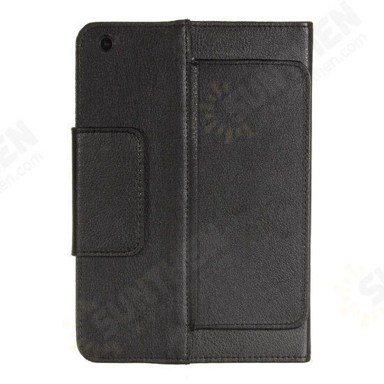 Leather bluetooth Keyboard Case for iPad Mini Tablet