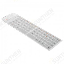 Pocketwekey Wireless bluetooth Thin English Keyboard White Pocketwekey Wireless bluetooth Thin English Keyboard White