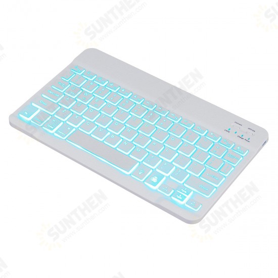 RGB Backlight Wireless bluetooth Keyboard for Android, IOS and Windows Tablet