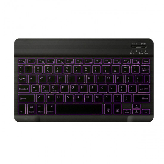 RGB Backlight Wireless bluetooth Keyboard for Android, IOS and Windows Tablet