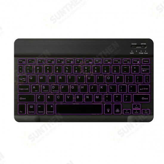 RGB Backlight Wireless bluetooth Keyboard for Android, IOS and Windows Tablet