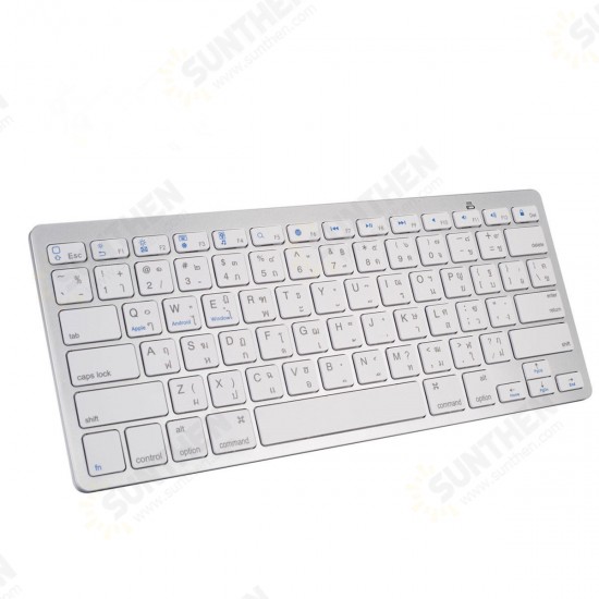 Wireless Russian German Spanish Arabic bluetooth Keyboard for Windows/Android/ios Tablet Phone