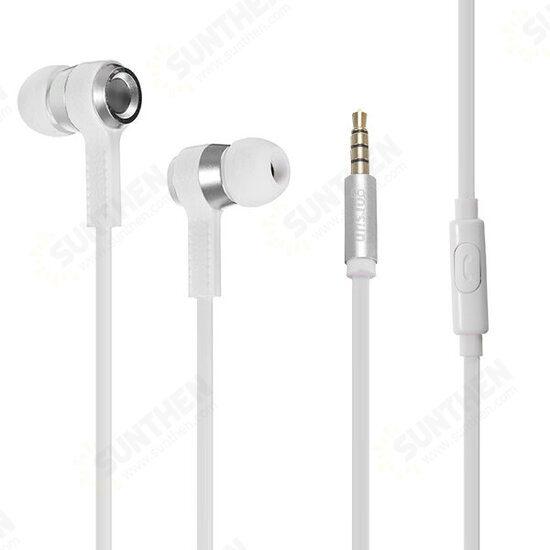 GS-C6 ABS 3.5mm In-ear Headphone with Microphone for Tablet Cell Phone