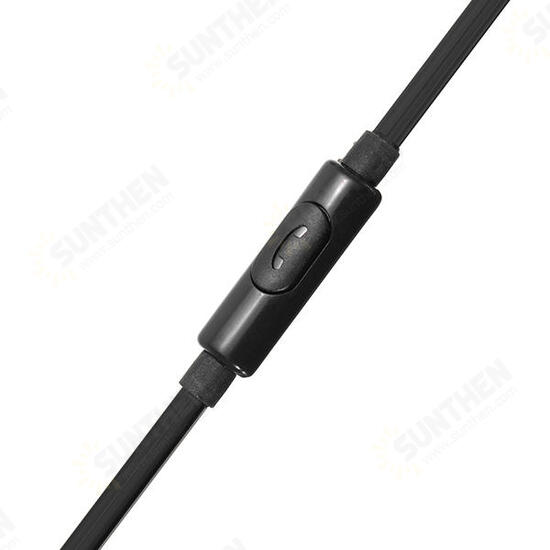 GS-C6 ABS 3.5mm In-ear Headphone with Microphone for Tablet Cell Phone