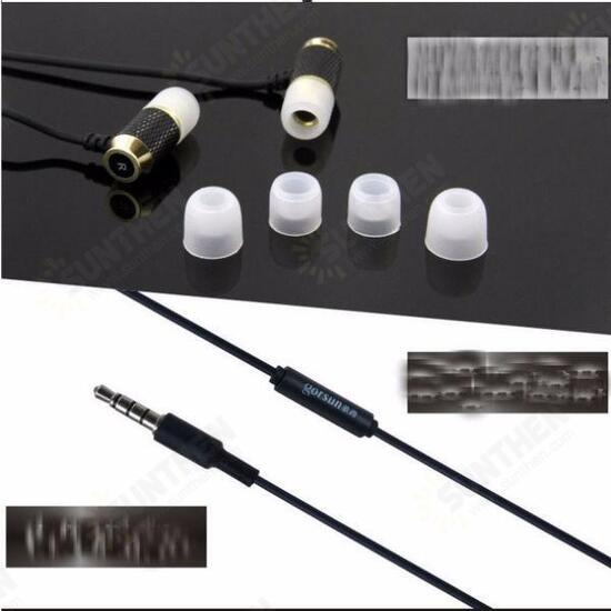 GS-C281 ABS 3.5mm In-ear Headphone with Microphone for Tablet Cell Phone