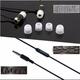 GS-C281 ABS 3.5mm In-ear Headphone with Microphone for Tablet Cell Phone