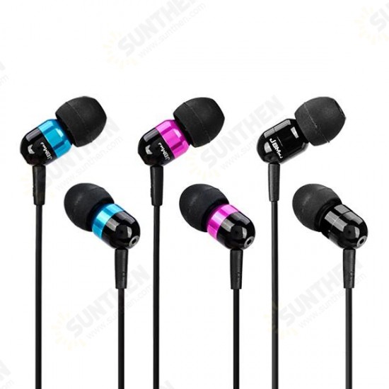 JBM-A8 Ultimate Aluminum Alloy Wire Headset for MID/MP3/MP4/CD/IPhone/Android