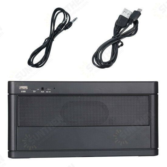 bluetooth Speaker Wireless AUX Stereo Music HiFi Loudspeakers Sound For Tablet Cellphone