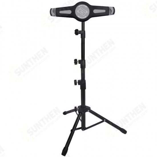 Adjustable 360 Rotating Tripod Floor Flexible 9-14.5 Inch Bracket Stand Holder for Tablet