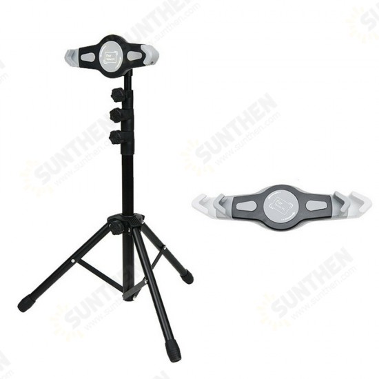 Adjustable 360 Rotating Tripod Floor Flexible 9-14.5 Inch Bracket Stand Holder for Tablet