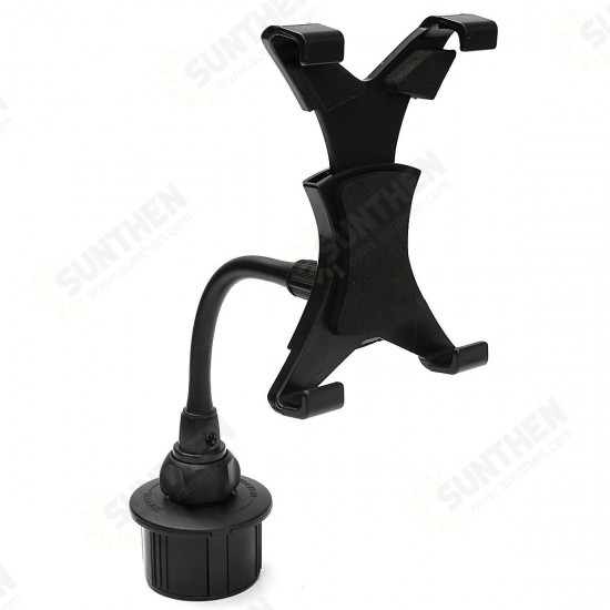 Adjustable Bendy Car Cup Holder Mount for 7 Inch to 10 Inch Tablet.