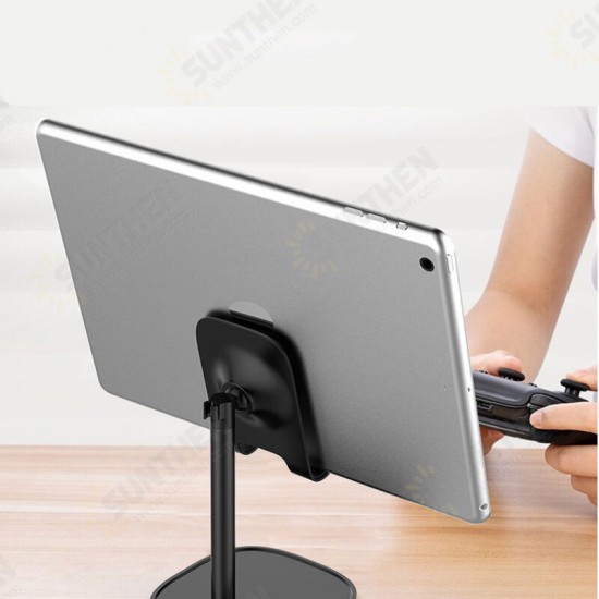 Adjustable Tablet Stand Telescopic Phone Holder Aluminum Alloy Bracket Holdr Universal with Mirror