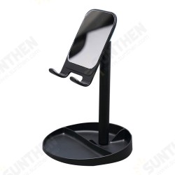 Adjustable Tablet Stand Telescopic Phone Holder Aluminum Alloy Bracket Holdr Universal with Mirror