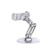 L08mini Flexible Double Arm Bracket Holder Aluminum Lazy Stand for 4.7-12 Inch Phone Tablet