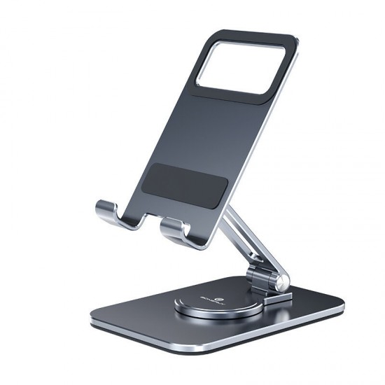 Slim Design 360 Rotatable Aluminum Alloy Adjustable Foldable Tablet Holder Stand