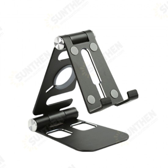 Foldable HW07B-1 Mobile Phone Tablet Stand Holder Aluminum Alloy Charging Base Bracket for Apple Tablet Watch