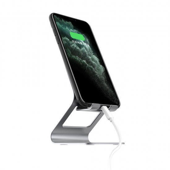 Foldable Desktop Metal Holder Bracket Live Mirror Stand for Tablet Smartphone