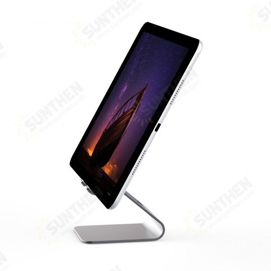 Foldable Desktop Metal Holder Bracket Live Mirror Stand for Tablet Smartphone