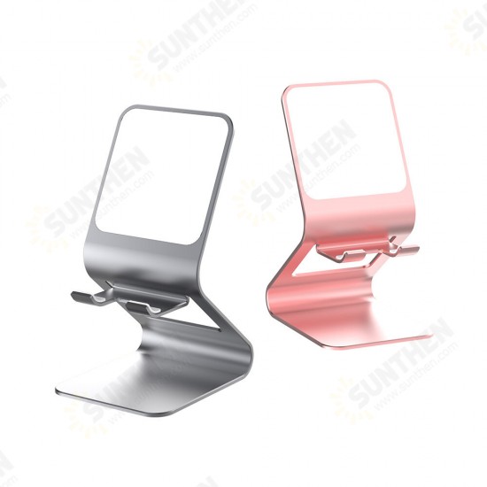 Foldable Desktop Metal Holder Bracket Live Mirror Stand for Tablet Smartphone