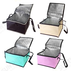 10 Inch Non-woven Fresh Keeping Tote Bag with Zipper Cake Picnic Lunch Bag Reusable Grocery Bag 10 Inch Non-woven Fresh Keeping Tote Bag with Zipper Cake Picnic Lunch Bag Reusable Grocery Bag