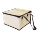 10 Inch Non-woven Fresh Keeping Tote Bag with Zipper Cake Picnic Lunch Bag Reusable Grocery Bag