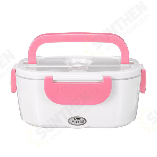 12V-24V/110V-240V 1.2L EU Plug Portable Removable Electric Lunch Box Car School Office Bento Box Food Heater Box