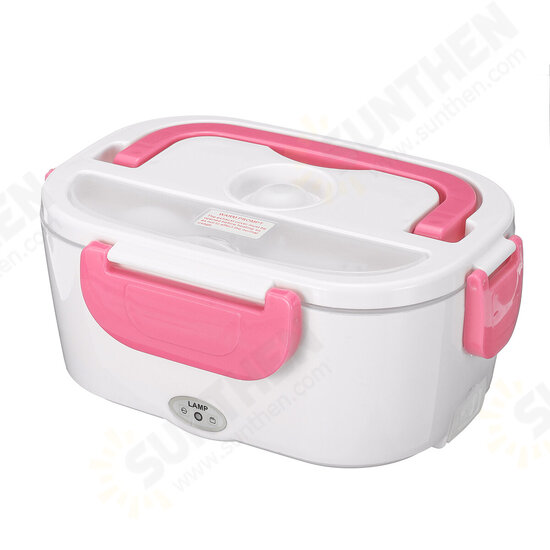 12V-24V/110V-240V 1.2L EU Plug Portable Removable Electric Lunch Box Car School Office Bento Box Food Heater Box