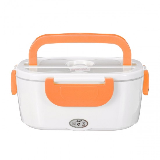 12V-24V/110V-240V 1.2L EU Plug Portable Removable Electric Lunch Box Car School Office Bento Box Food Heater Box