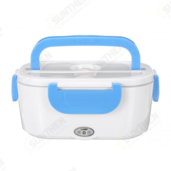 12V-24V/110V-240V 1.2L EU Plug Portable Removable Electric Lunch Box Car School Office Bento Box Food Heater Box