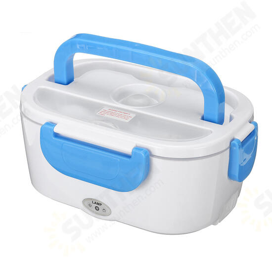 12V-24V/110V-240V 1.2L EU Plug Portable Removable Electric Lunch Box Car School Office Bento Box Food Heater Box