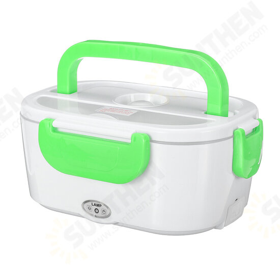 12V-24V/110V-240V 1.2L EU Plug Portable Removable Electric Lunch Box Car School Office Bento Box Food Heater Box