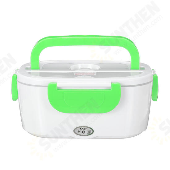 12V-24V/110V-240V 1.2L EU Plug Portable Removable Electric Lunch Box Car School Office Bento Box Food Heater Box