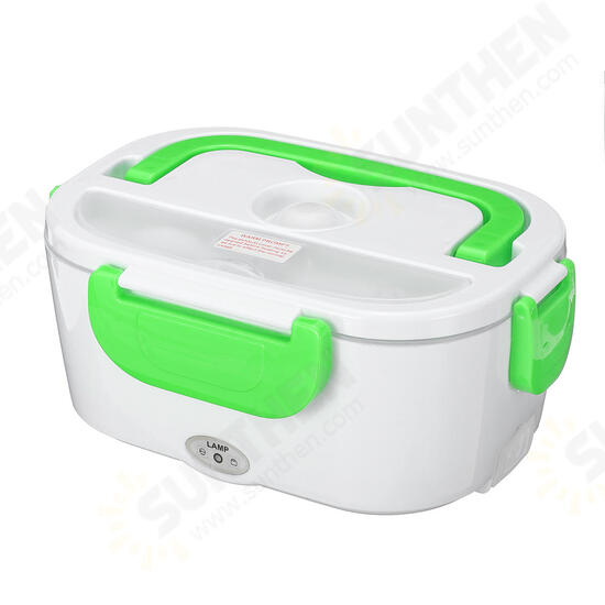 12V-24V/110V-240V 1.2L EU Plug Portable Removable Electric Lunch Box Car School Office Bento Box Food Heater Box