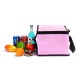 6 Inch Non-woven Fresh keeping Tote Bag with Zipper Cake Picnic Lunch Bag Reusable Grocery Bag