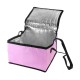 6 Inch Non-woven Fresh keeping Tote Bag with Zipper Cake Picnic Lunch Bag Reusable Grocery Bag