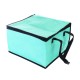 8 Inch Non-woven Fresh keeping Tote Bag with Zipper Cake Picnic Lunch Bag Reusable Grocery Bag